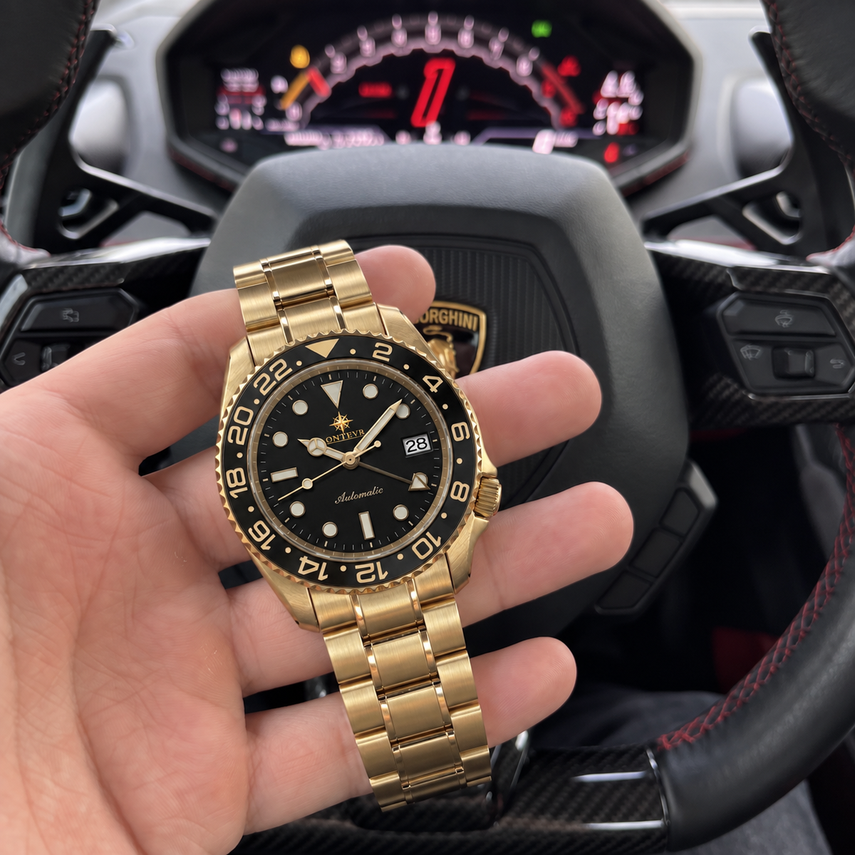 NAVEX BLACK GOLD BEZEL